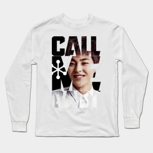 EXO Xiumin Call Me Baby Typography Long Sleeve T-Shirt